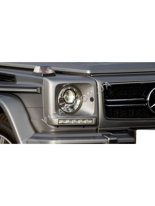 Рамки передних фар с LED Mercedes Gelandewagen 